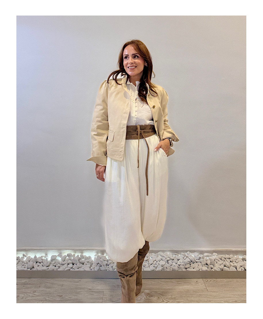 CAZADORA LARA · UTILITY· BEIGE