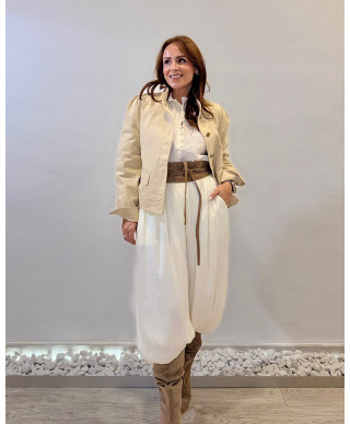 CAZADORA LARA · UTILITY· BEIGE