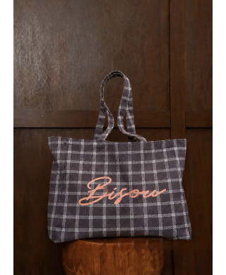 BOLSO CASSIS · CUADROS BIJOU · MARRON