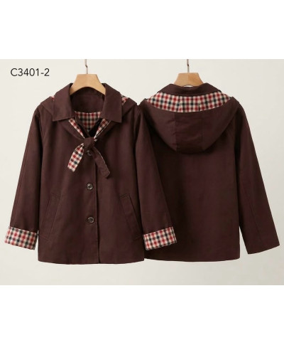 CHAQUETA CANDY · CON DETALLES DE CUADROS ·BURDEOS