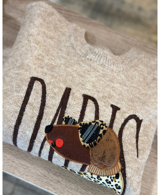 JERSEY MILO · PARIS · BEIGE