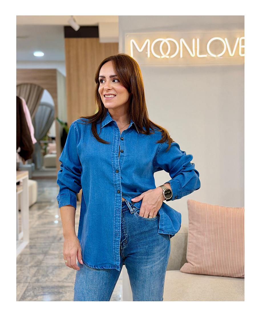 CAMISA MARTINA · DENIM FLUIDO
