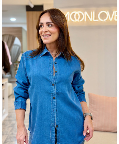 CAMISA MARTINA · DENIM FLUIDO
