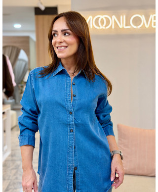 CAMISA MARTINA · DENIM FLUIDO