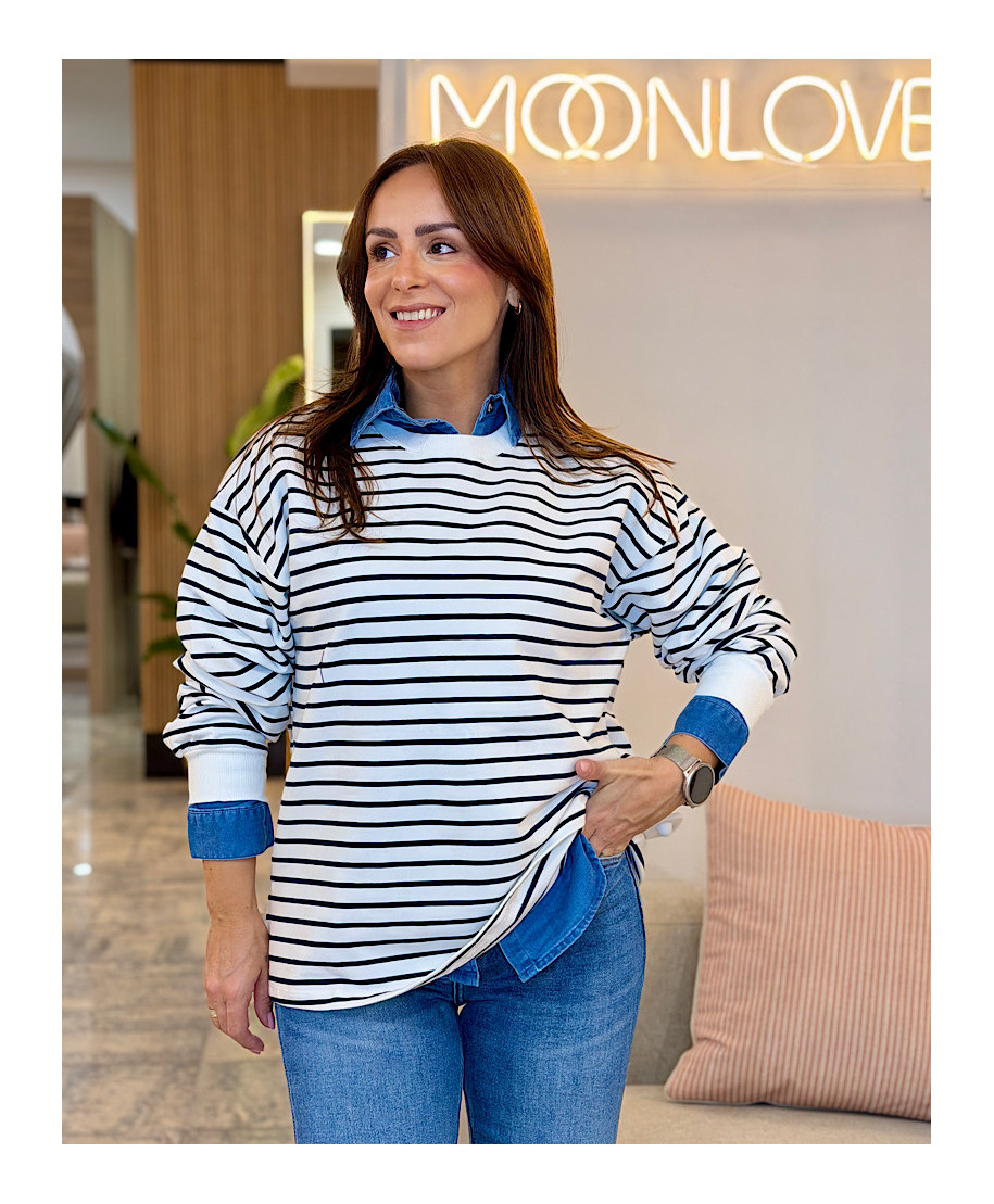 SUDADERA MARINERA · MARINO