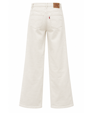 JEAN WIDE LEG BLANCO ROTO