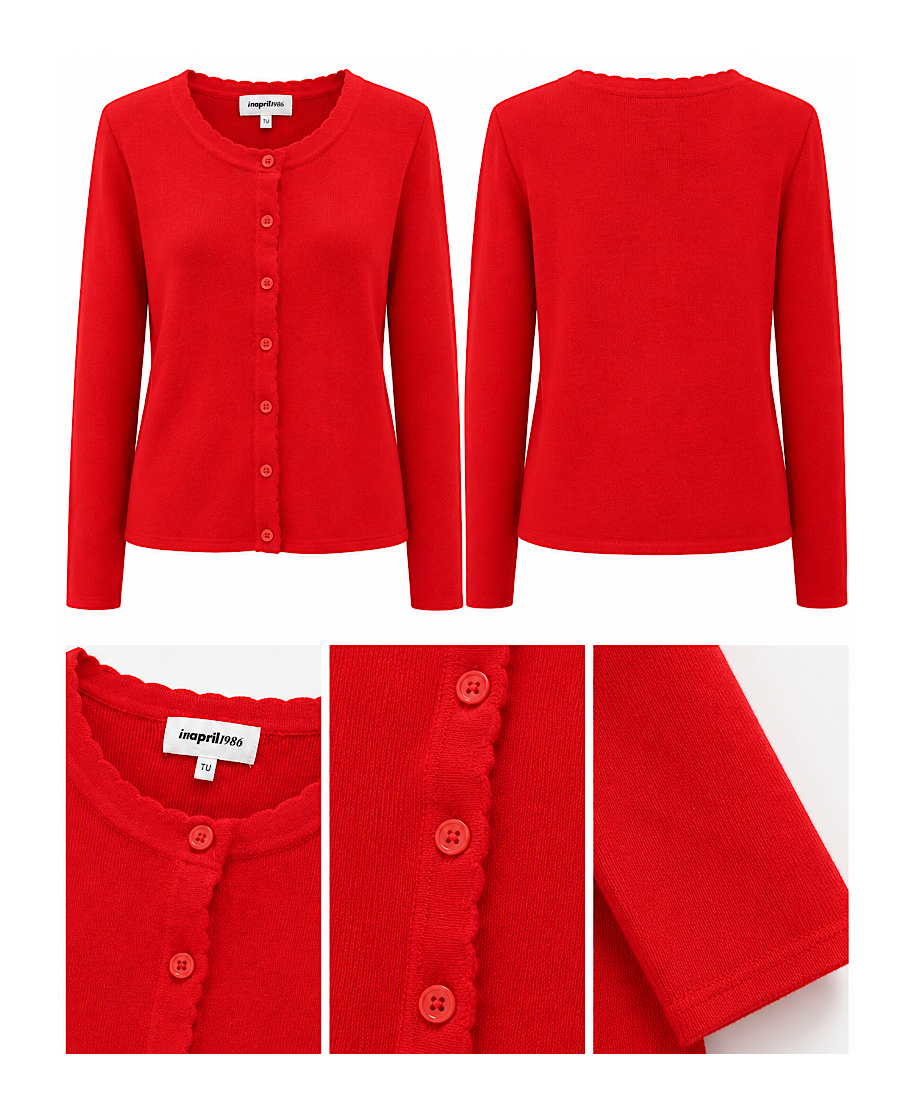 ❤️ CHAQUETA DE PUNTO RUBY
