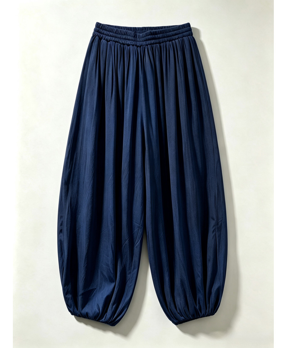 PANTALON LIVIA · BOMBACHO· MARINO