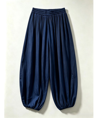 PANTALON LIVIA · BOMBACHO· MARINO