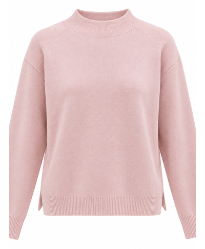JERSEY LIORA · PUNTO BÁSICO DE CUELLO SEMIALTO · LILA