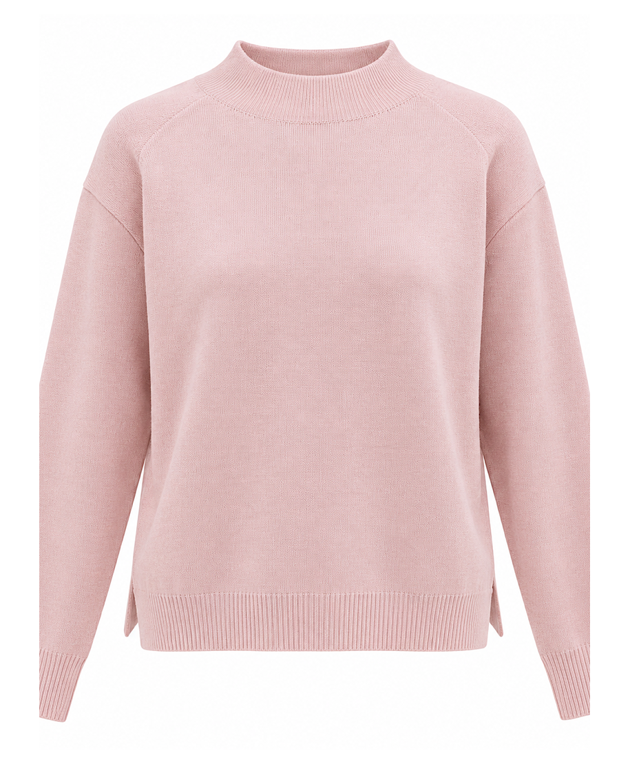 JERSEY LIORA · PUNTO BÁSICO DE CUELLO SEMIALTO · LILA