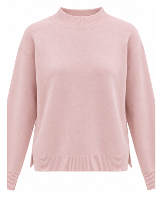 JERSEY LIORA · PUNTO BÁSICO DE CUELLO SEMIALTO · LILA