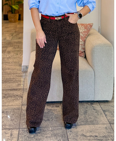 PANTALÓN ROXY · ESTAMPADO LEOPARDO