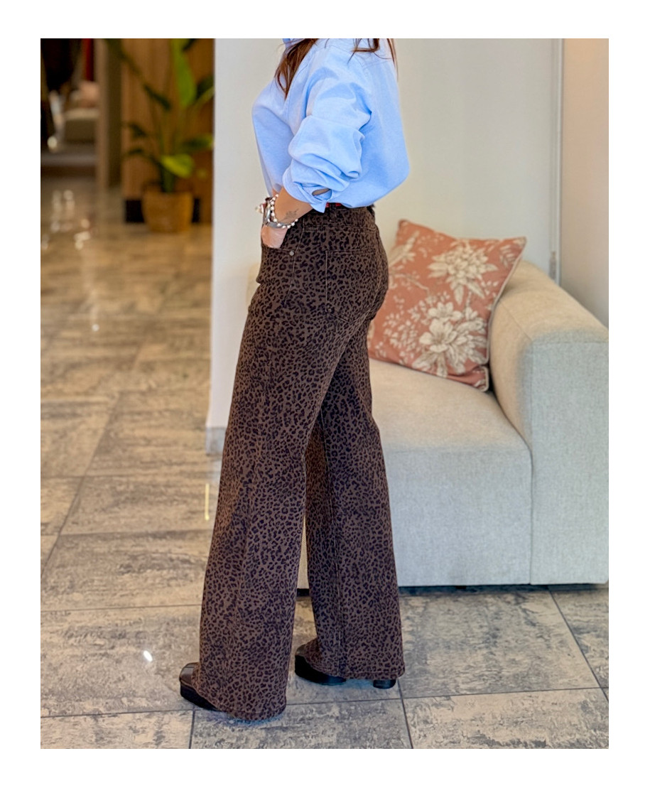 PANTALÓN ROXY · ESTAMPADO LEOPARDO