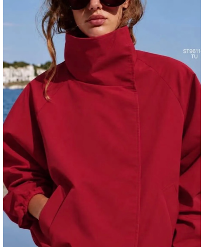 CHAQUETA BOMBER CHERRY · ROJA