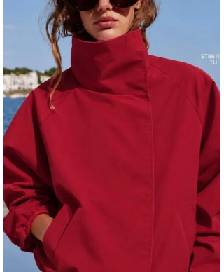 CHAQUETA BOMBER CHERRY · ROJA