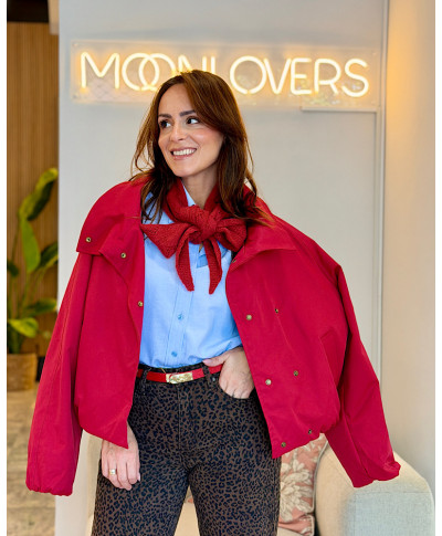 CHAQUETA BOMBER CHERRY · ROJA