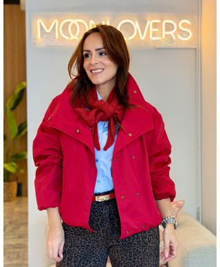 CHAQUETA BOMBER CHERRY · ROJA