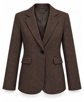 BLAZER NATALIA · CLÁSICO· MARRON