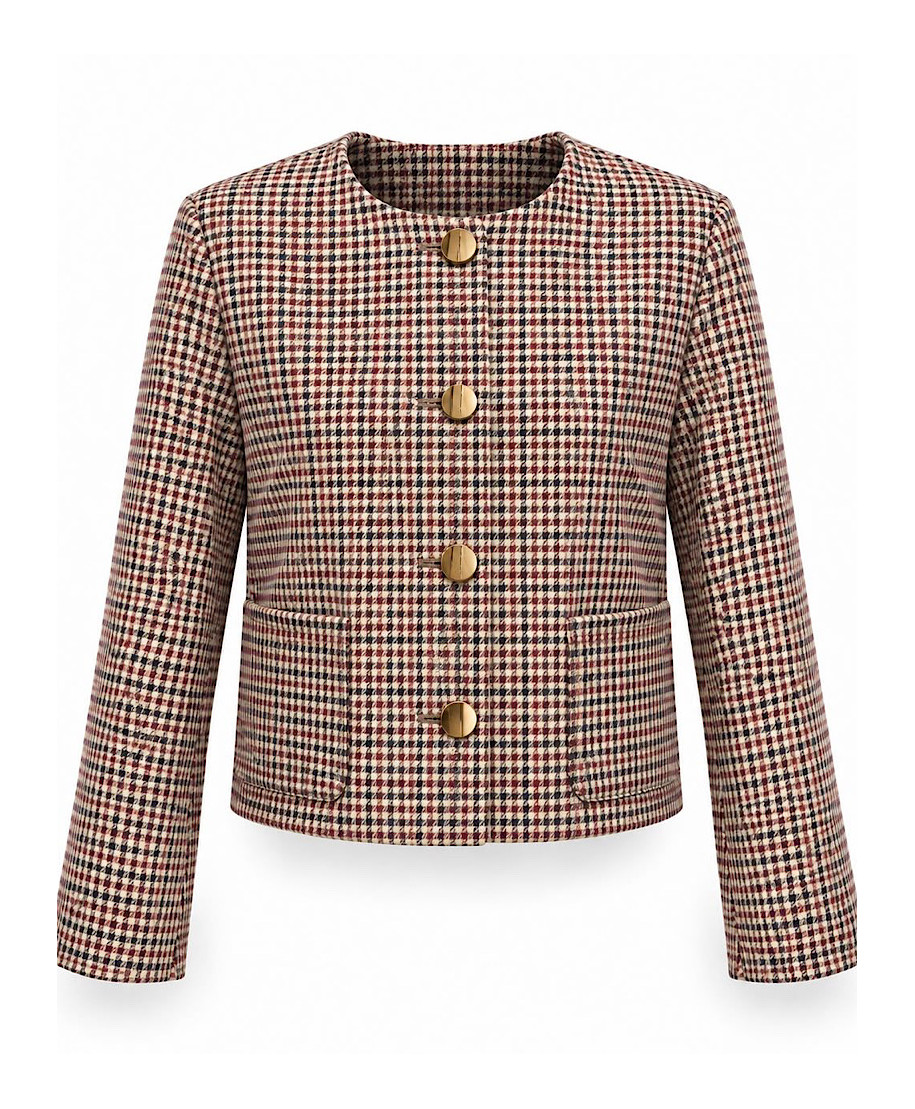 CHAQUETA INES · BURDEOS