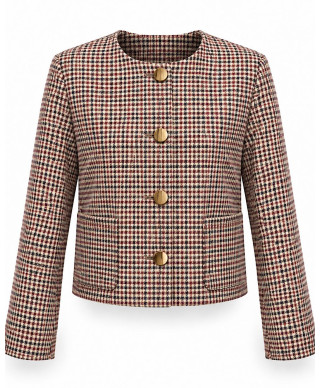 CHAQUETA INES · BURDEOS